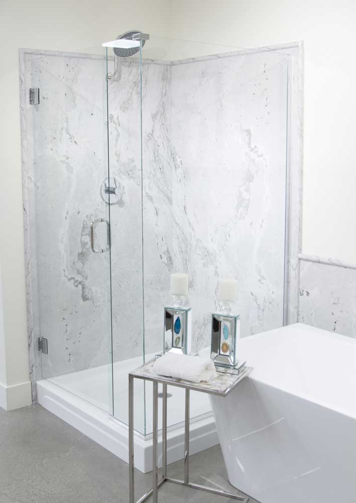 Custom Marble Shower Bathroom Remodel